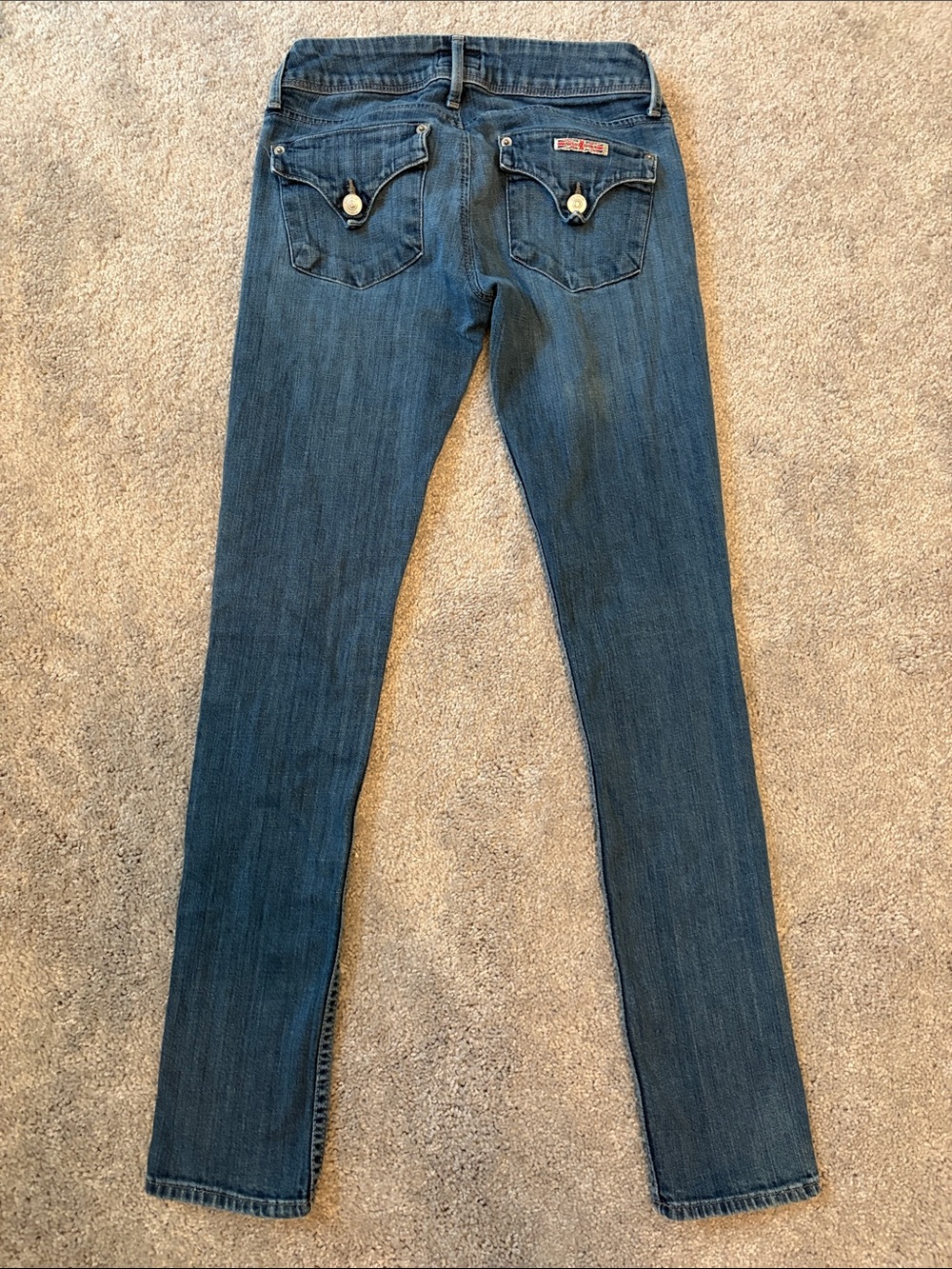 Hudson jeans size 24 Collin flap skinny jeans